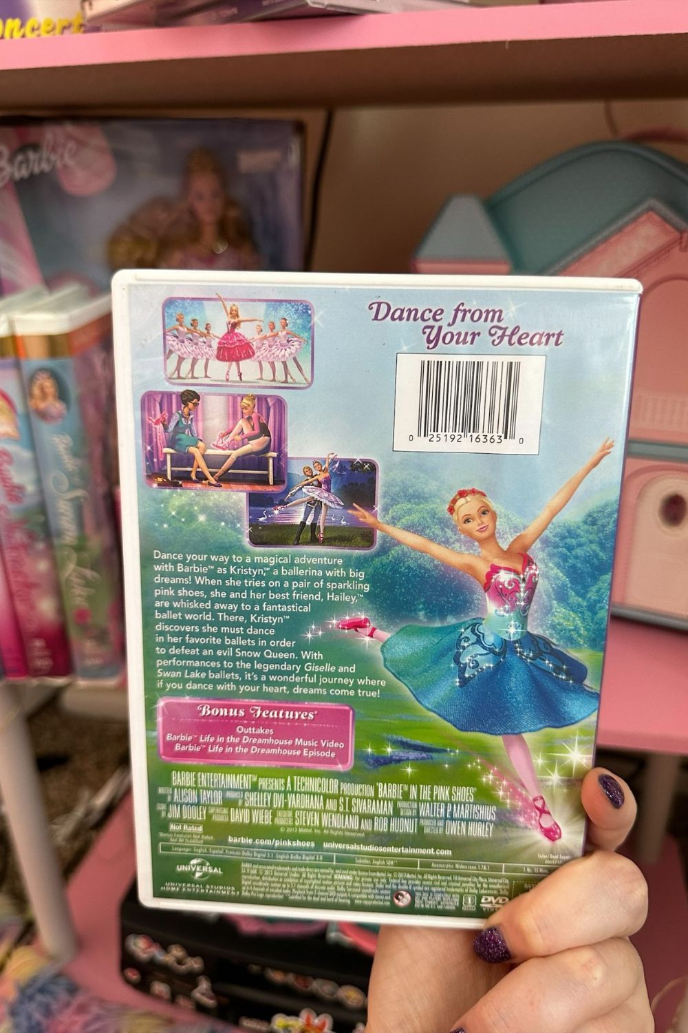 BARBIE THE PINK SHOES DVD*