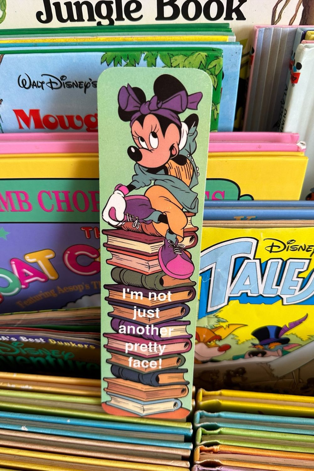 VINTAGE MINNIE I’M NOT JUST ANOTHER PRETTY FACE BOOKMARK*