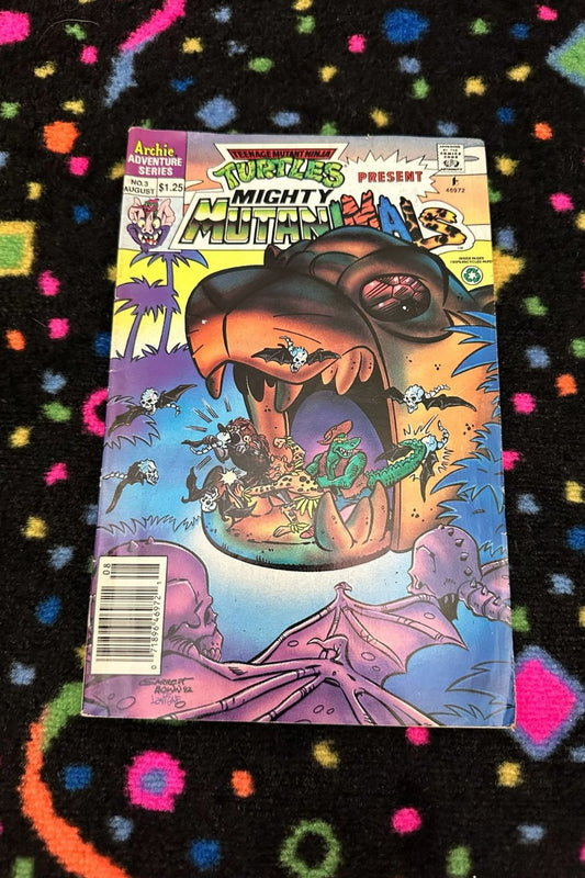 1992 TEENAGE MUTANT NINJA TURTLES present MIGHTY MUTANIMALS COMIC*