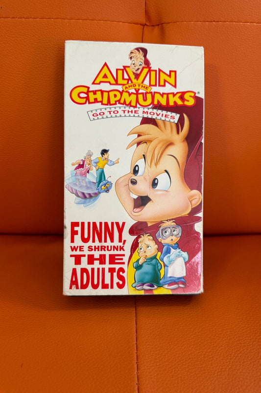 ALVIN & THE CHIPMUNKS GO TO THE MOVIES: FUNNY, WE SHRUNK THE ADULTS VHS*