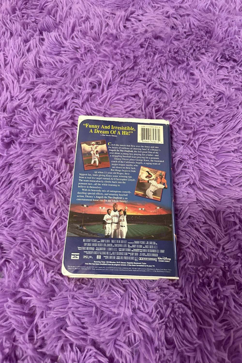 ANGELS IN THE OUTFIELD VHS*