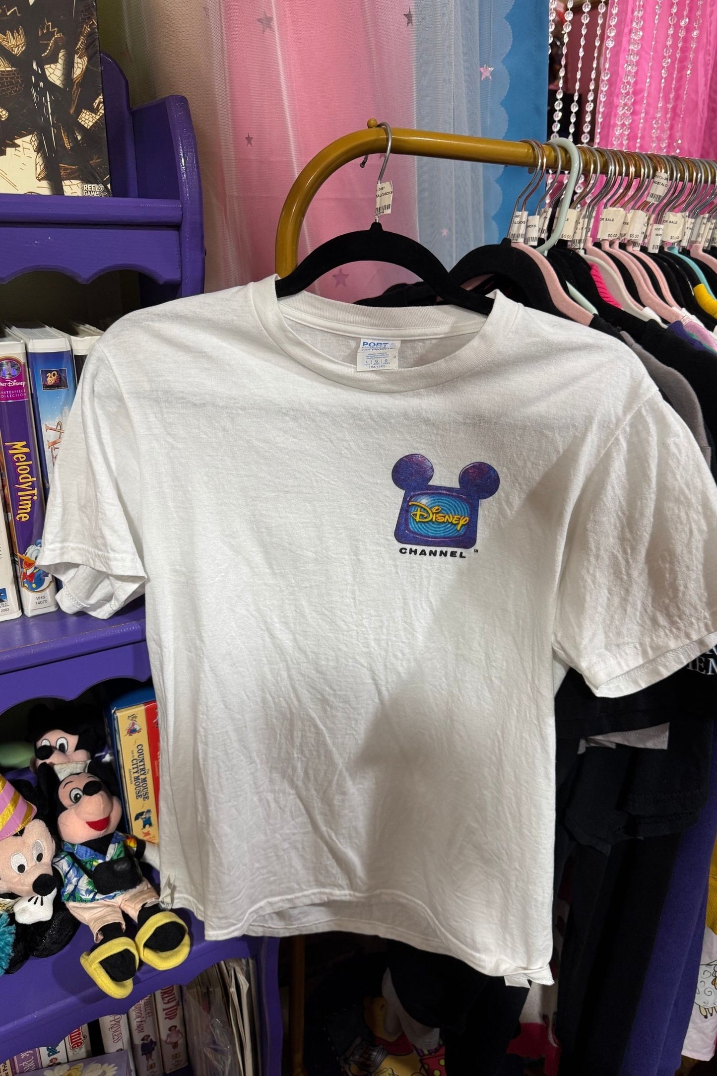 90'S DISNEY CHANNEL KIDS SIZE LARGE TEE OR ADULT CROP TEE*