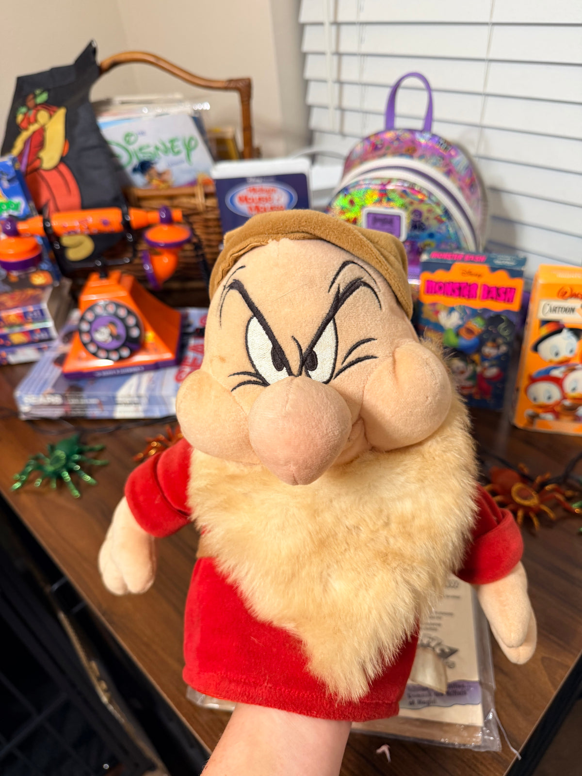 Vintage Grumpy Hand Puppet