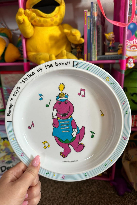 1992 BARNEY STRIKE UP THE BAND PLATE*