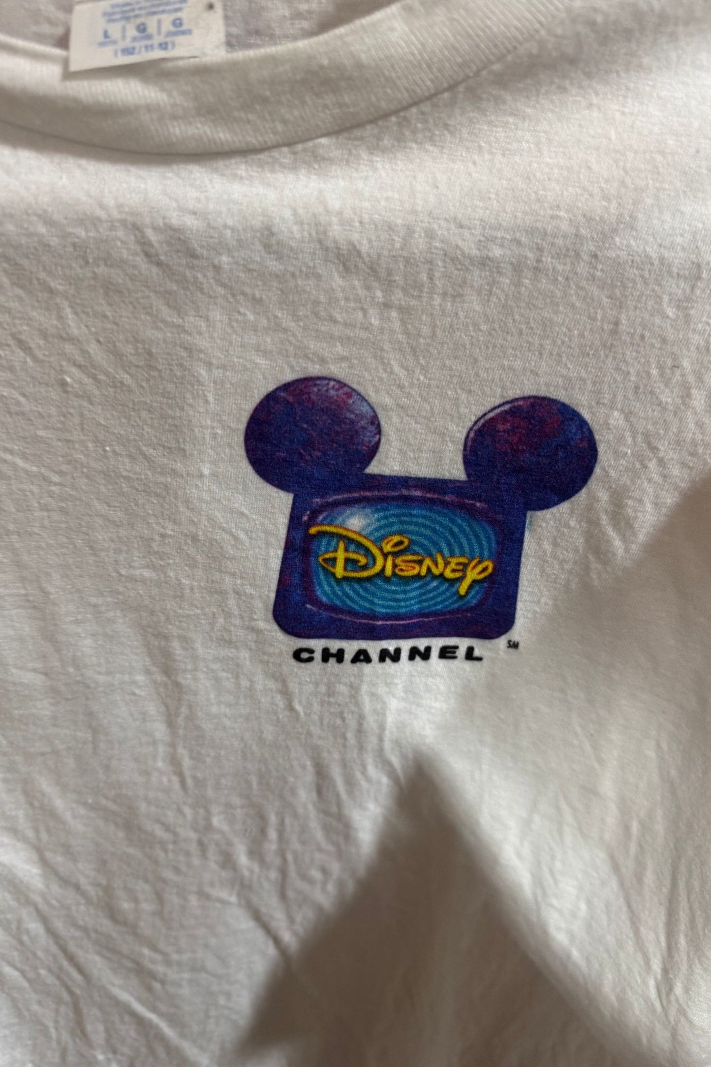 90'S DISNEY CHANNEL KIDS SIZE LARGE TEE OR ADULT CROP TEE*