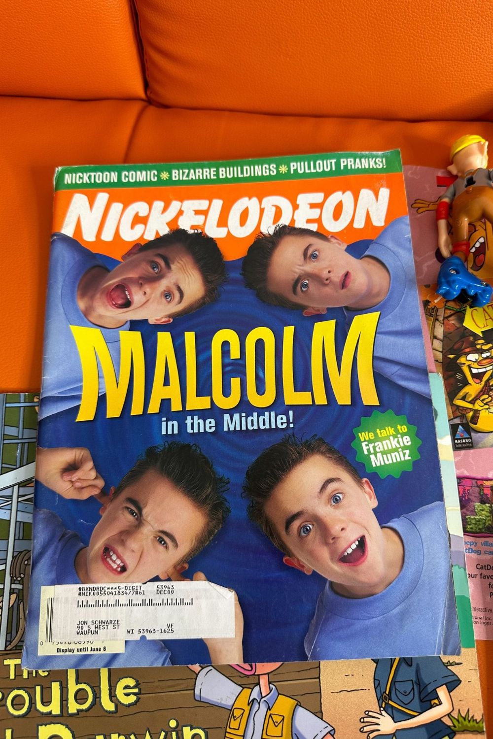 NICKELODEON MAGAZINE MAY 2000 ISSUE: "MALCOLM IN THE MIDDLE" COVER*