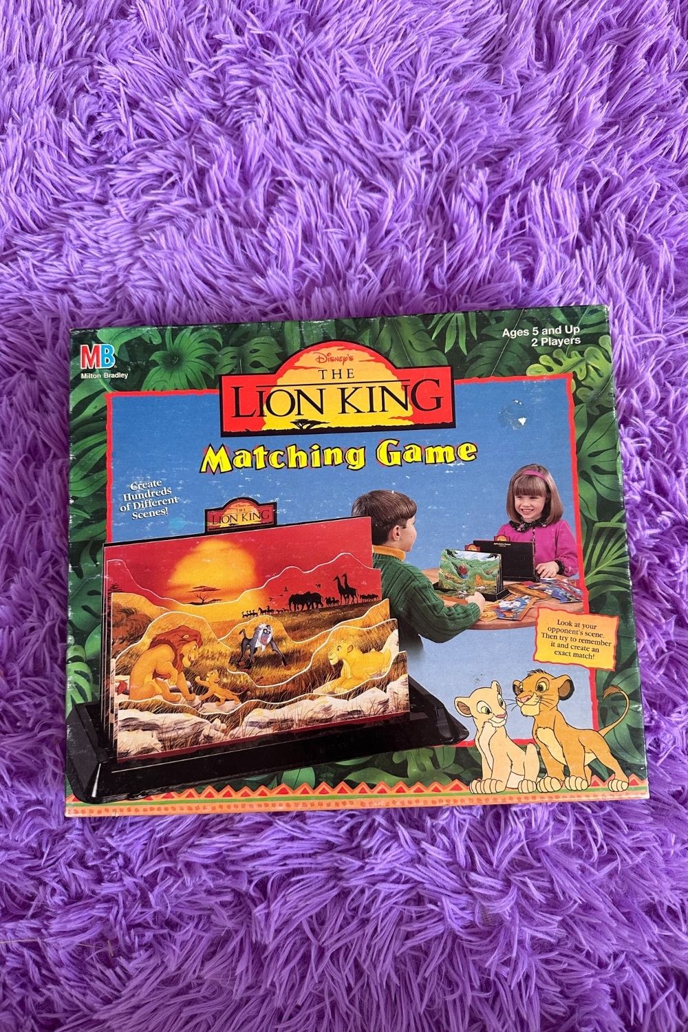 VINTAGE LION KING MATCHING GAME*