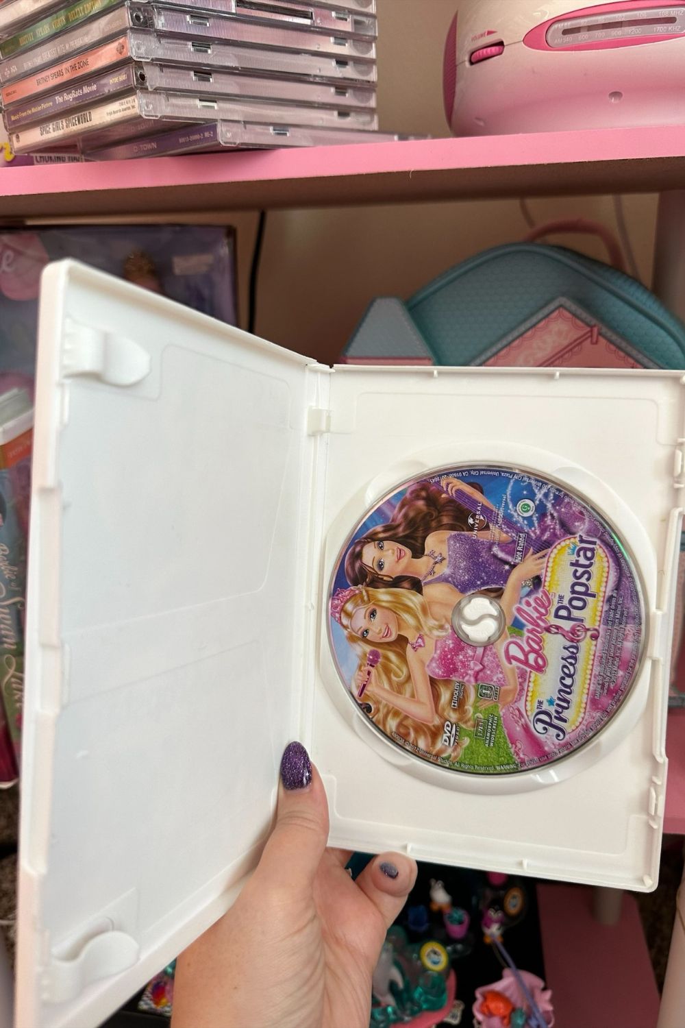 BARBIE THE PRINCESS AND THE POP STAR DVD*