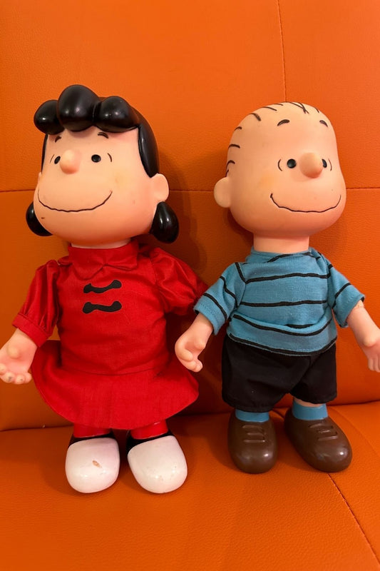 1952 PEANUTS LINUS & LUCY DOLLS*