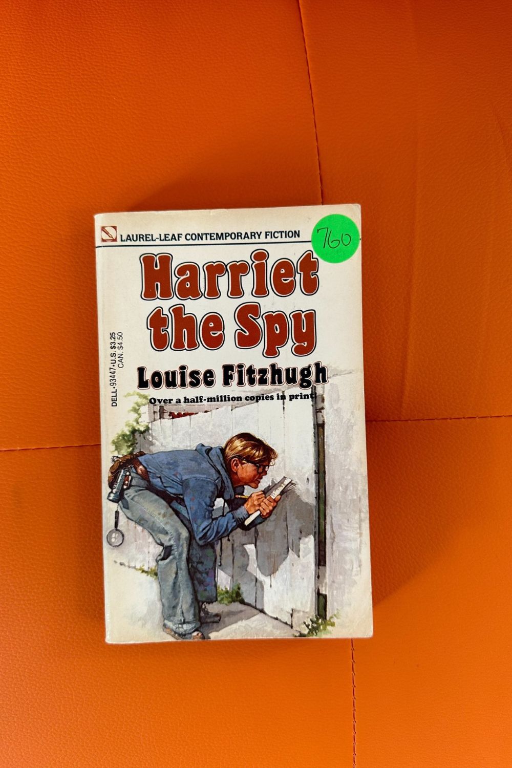 HARRIET THE SPY BOOK BY LOUISE FITZHUGH*