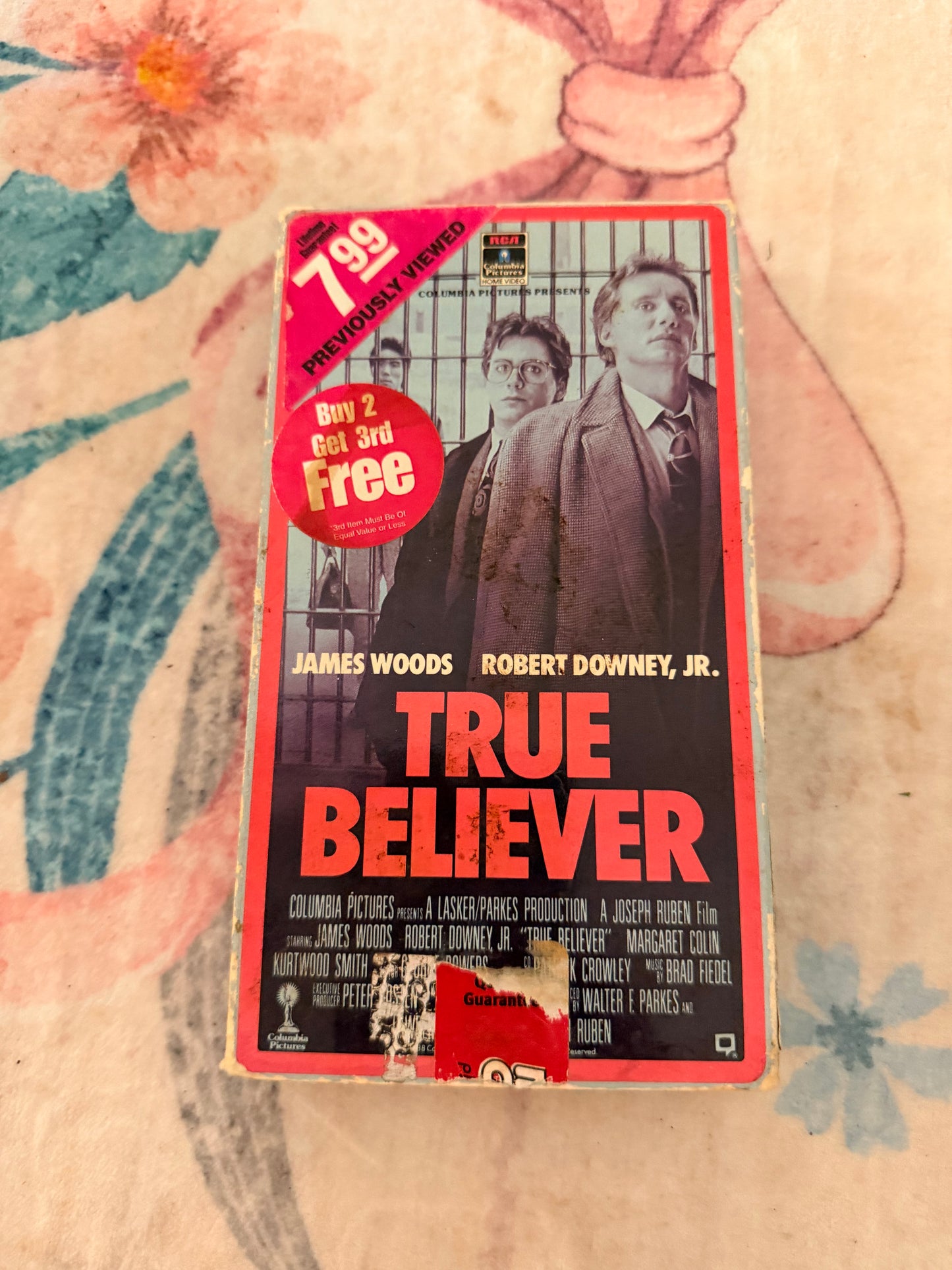 True Believer vhs