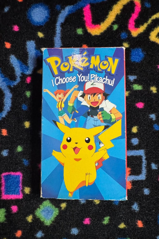 POKÉMON I CHOOSE YOU PIKACHU VHS*