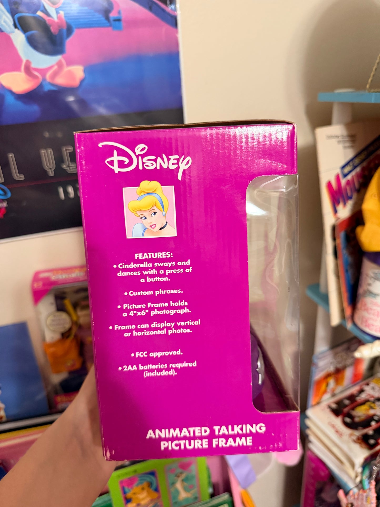 Cinderella animated talking picture frame