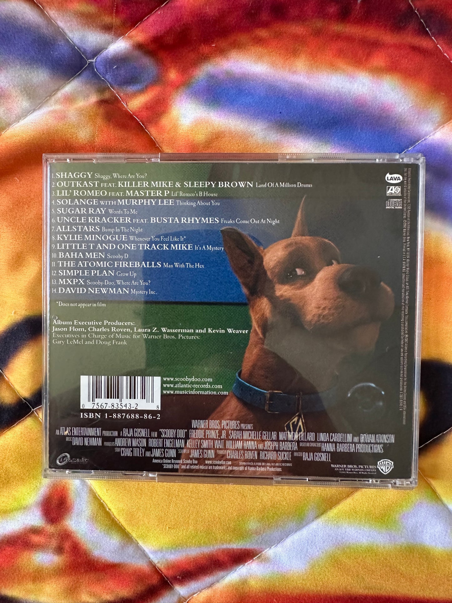Scooby-Doo movie soundtrack cd