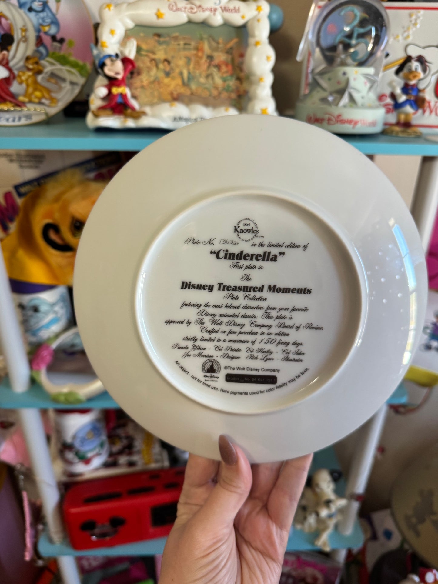 Cinderella treasured moments plate