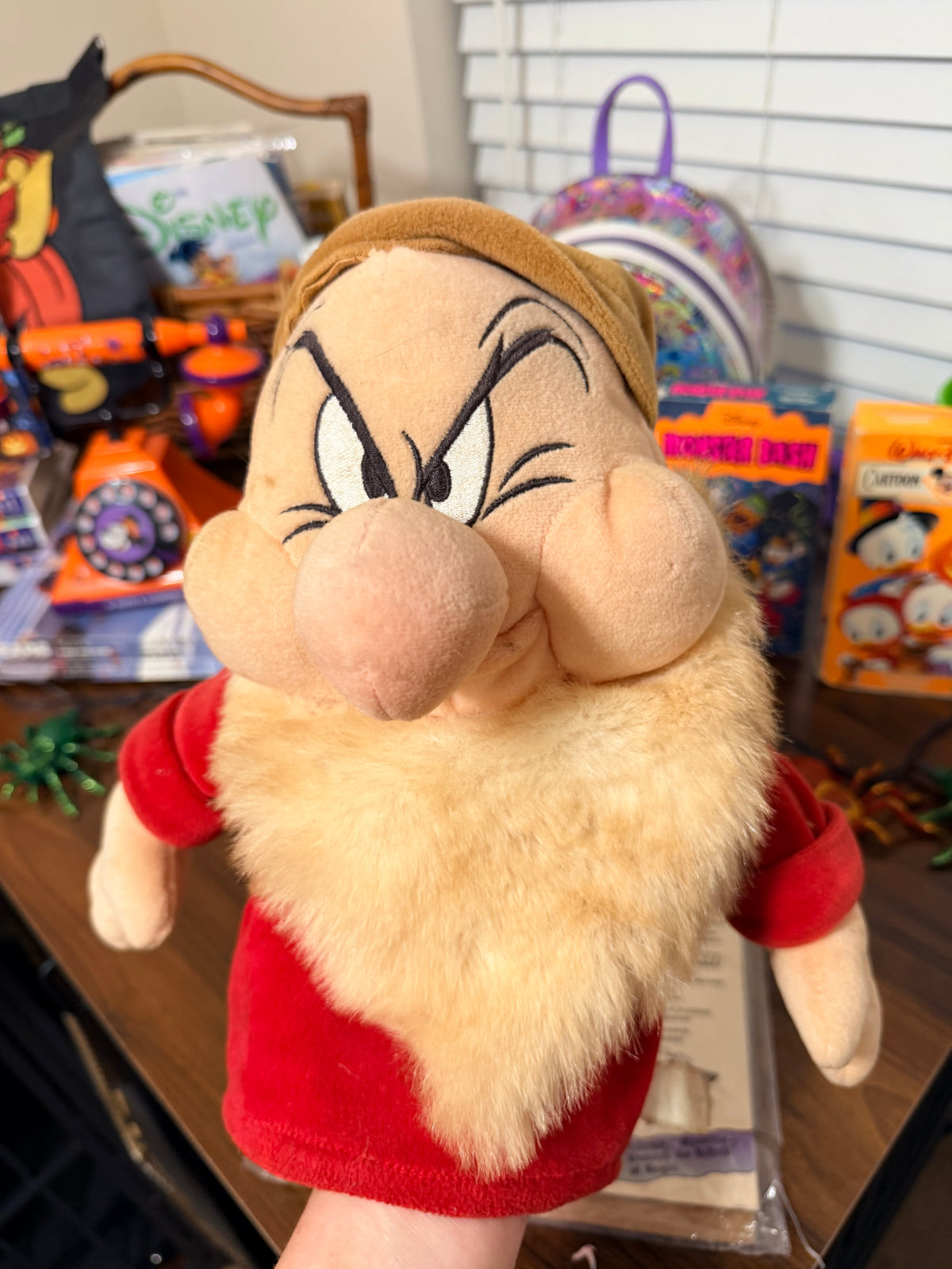 Vintage Grumpy Hand Puppet