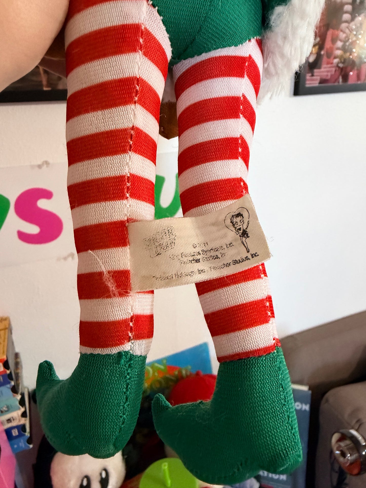 Betty Boop Christmas Elf plush