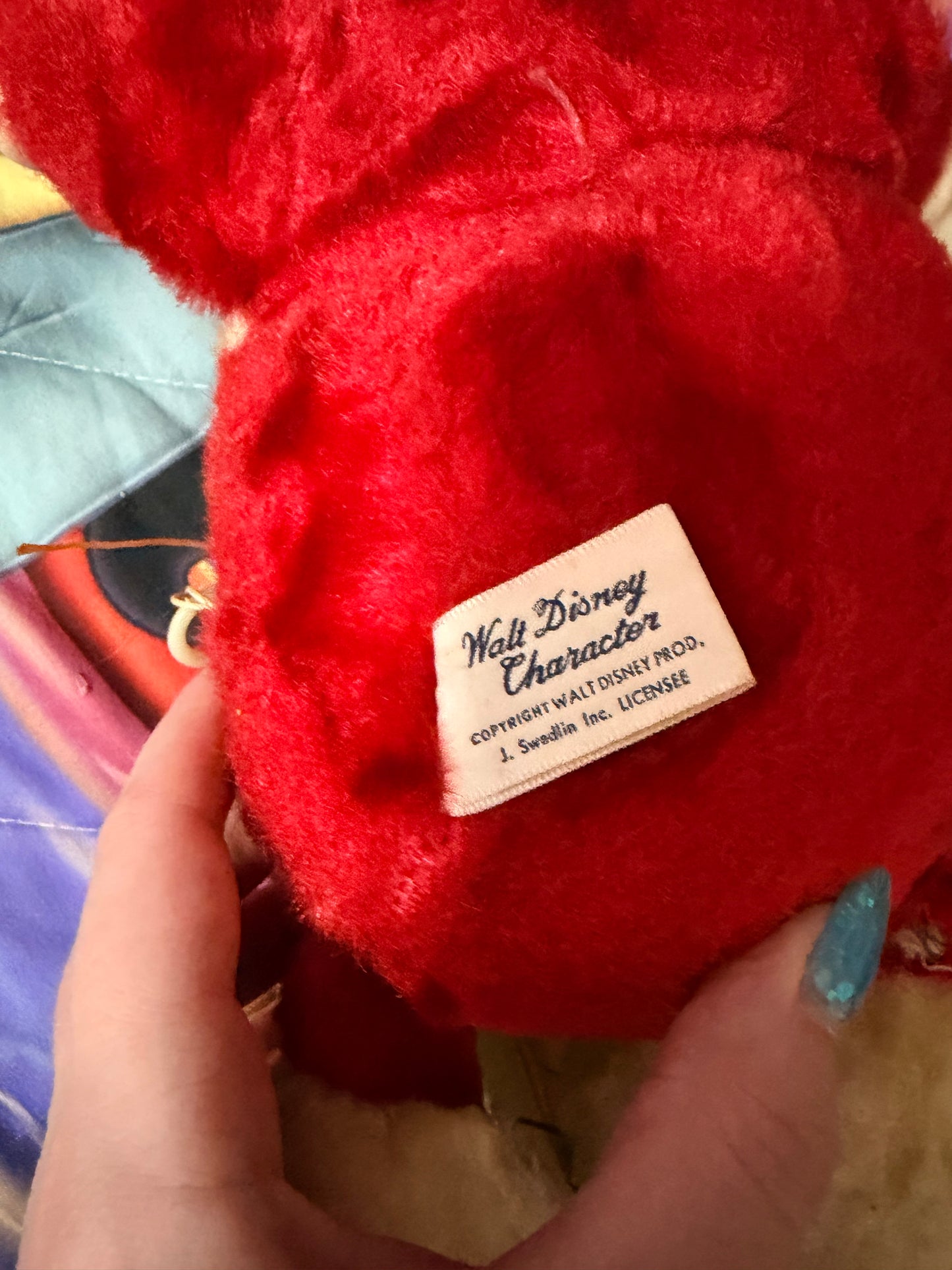 Vintage 50’s-60’s Mickey Plush