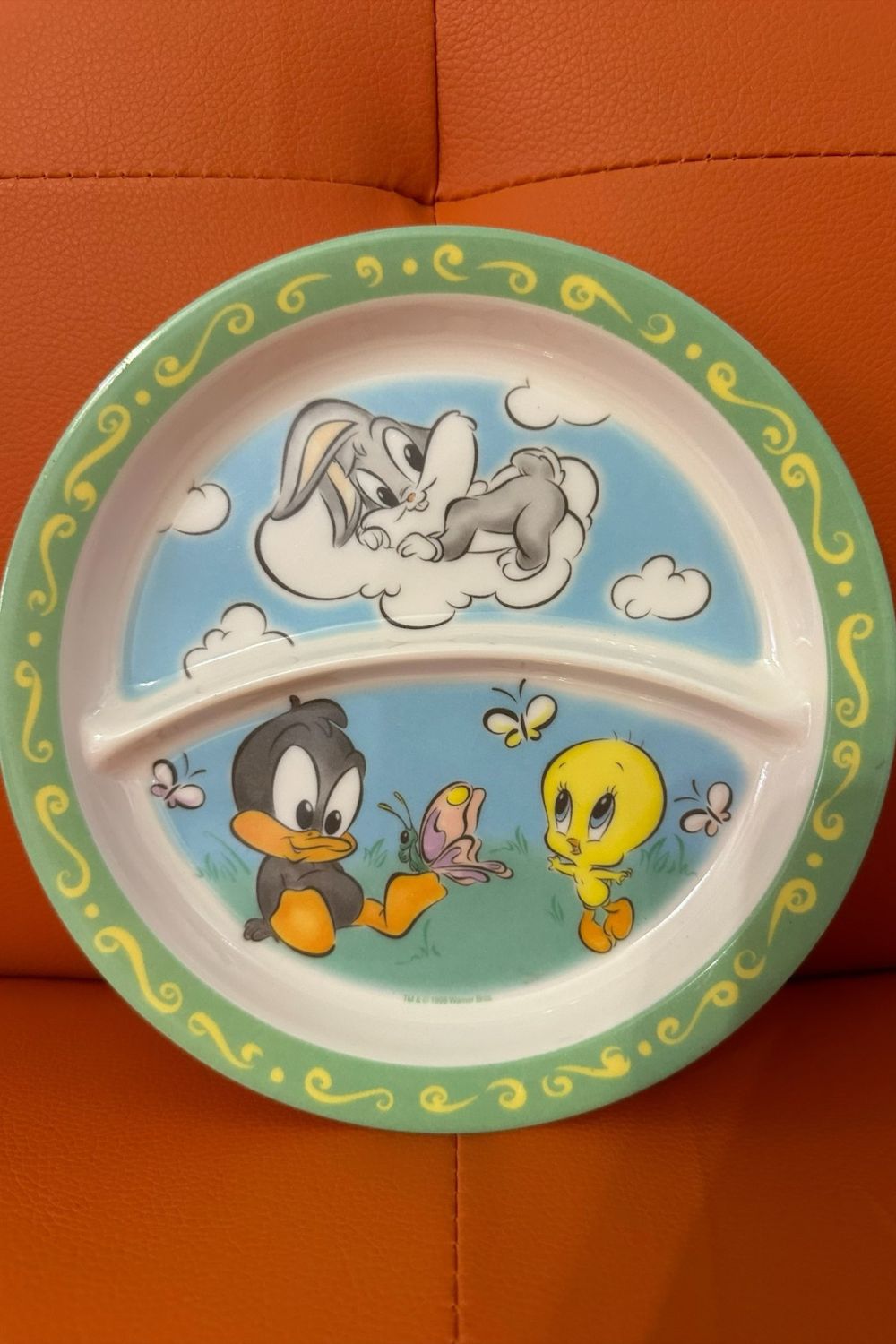 BABY LOONEY TUNES VINTAGE PLATE*