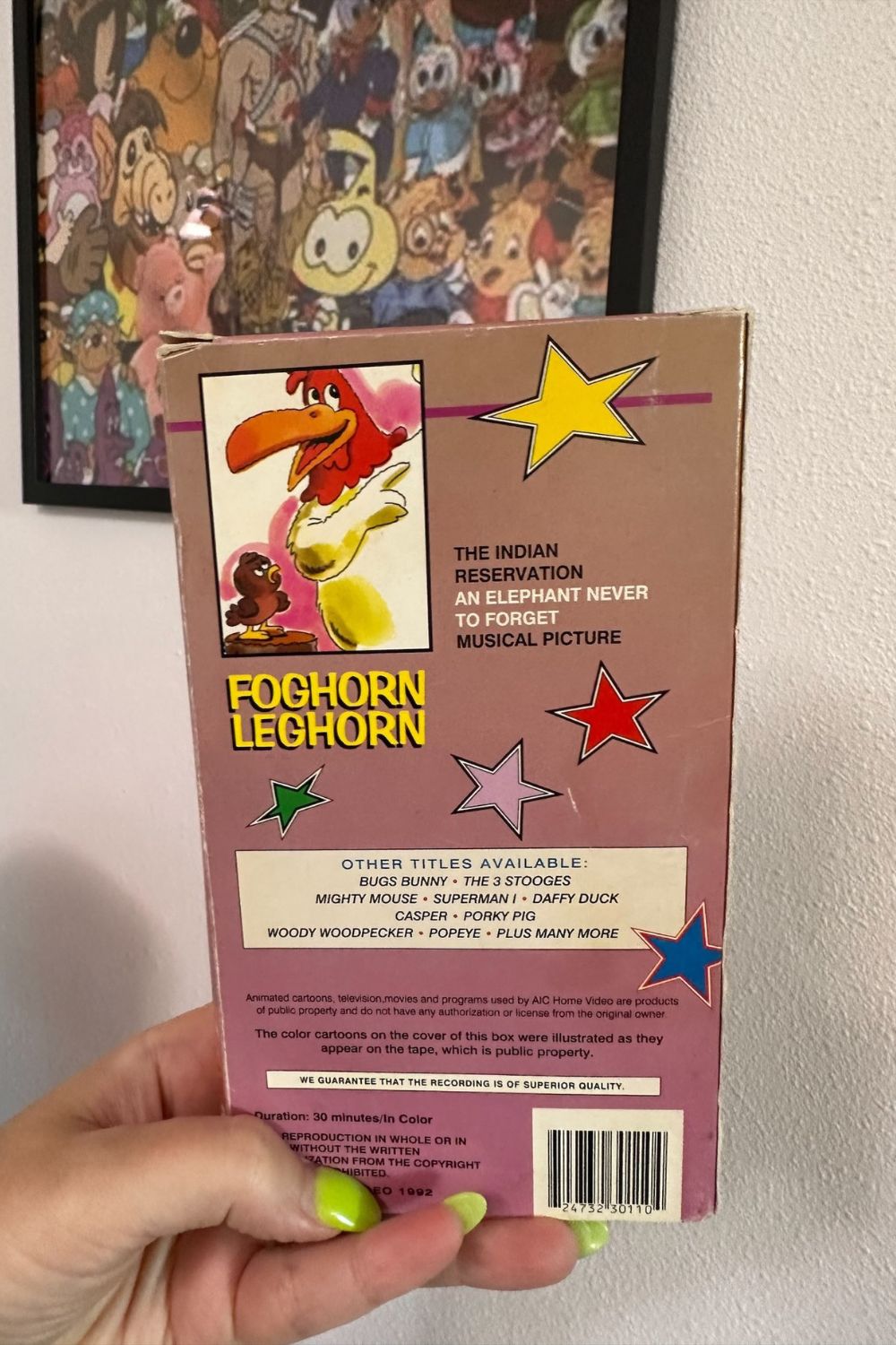 1992 FOGHORN LEGHORN VHS*