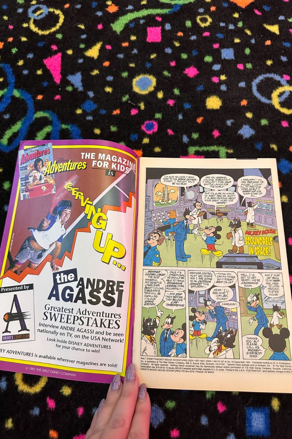 MICKEY MOUSE ADVENTURES COMIC BOOK*