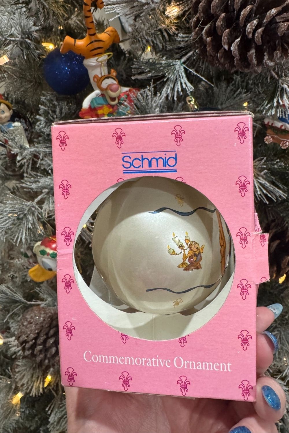 1991 BEAUTY AND THE BEAST ORNAMENT*