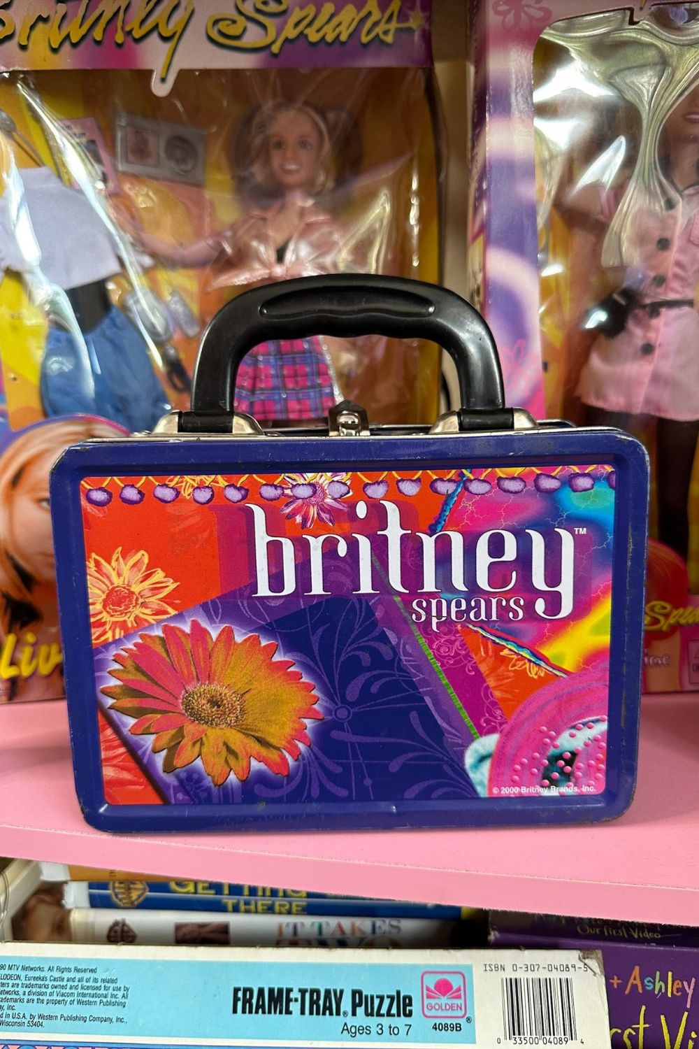 2000 BRITNEY SPEARS METAL LUNCH BOX*