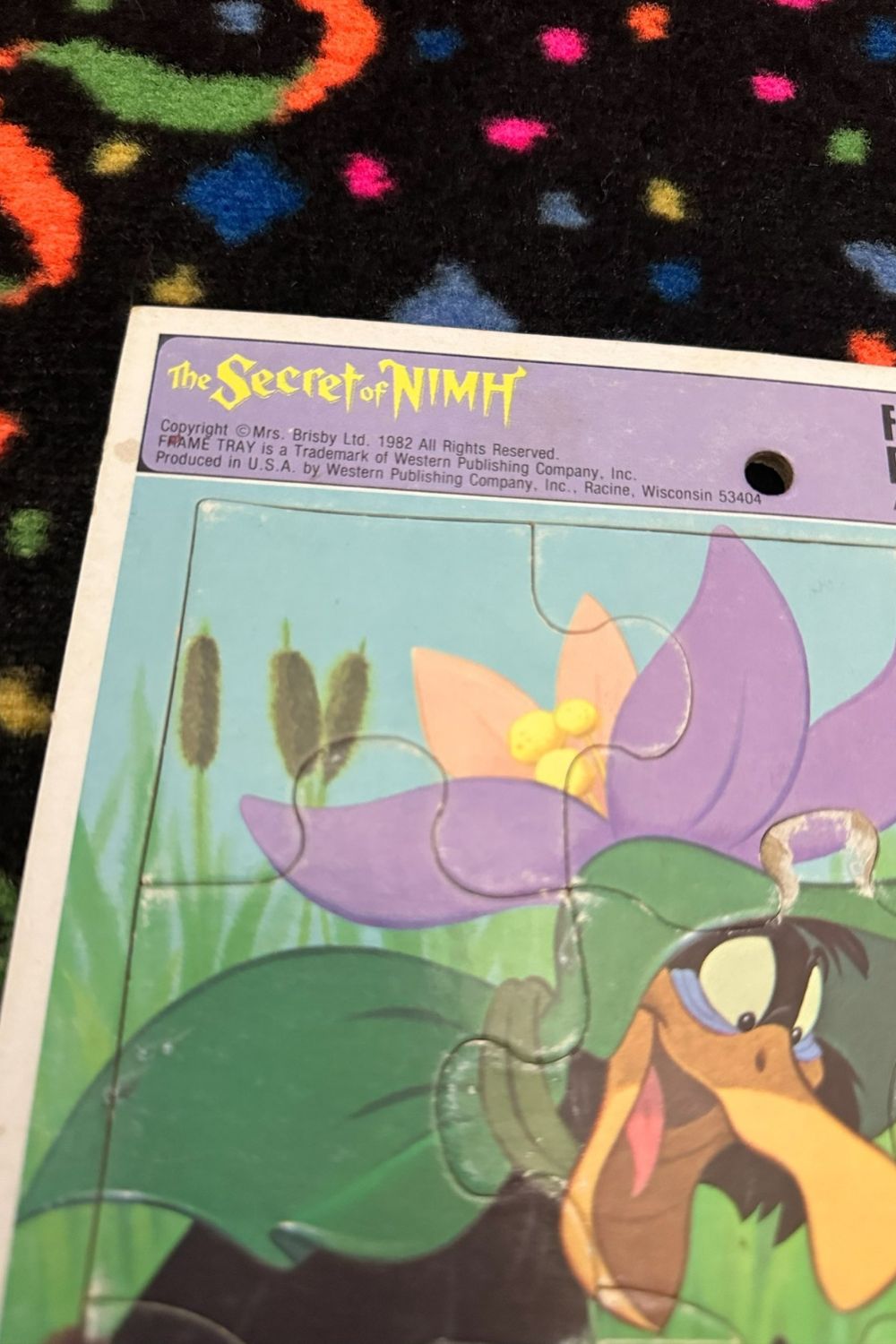 1982 THE SECRET OF NIMH PUZZLE*