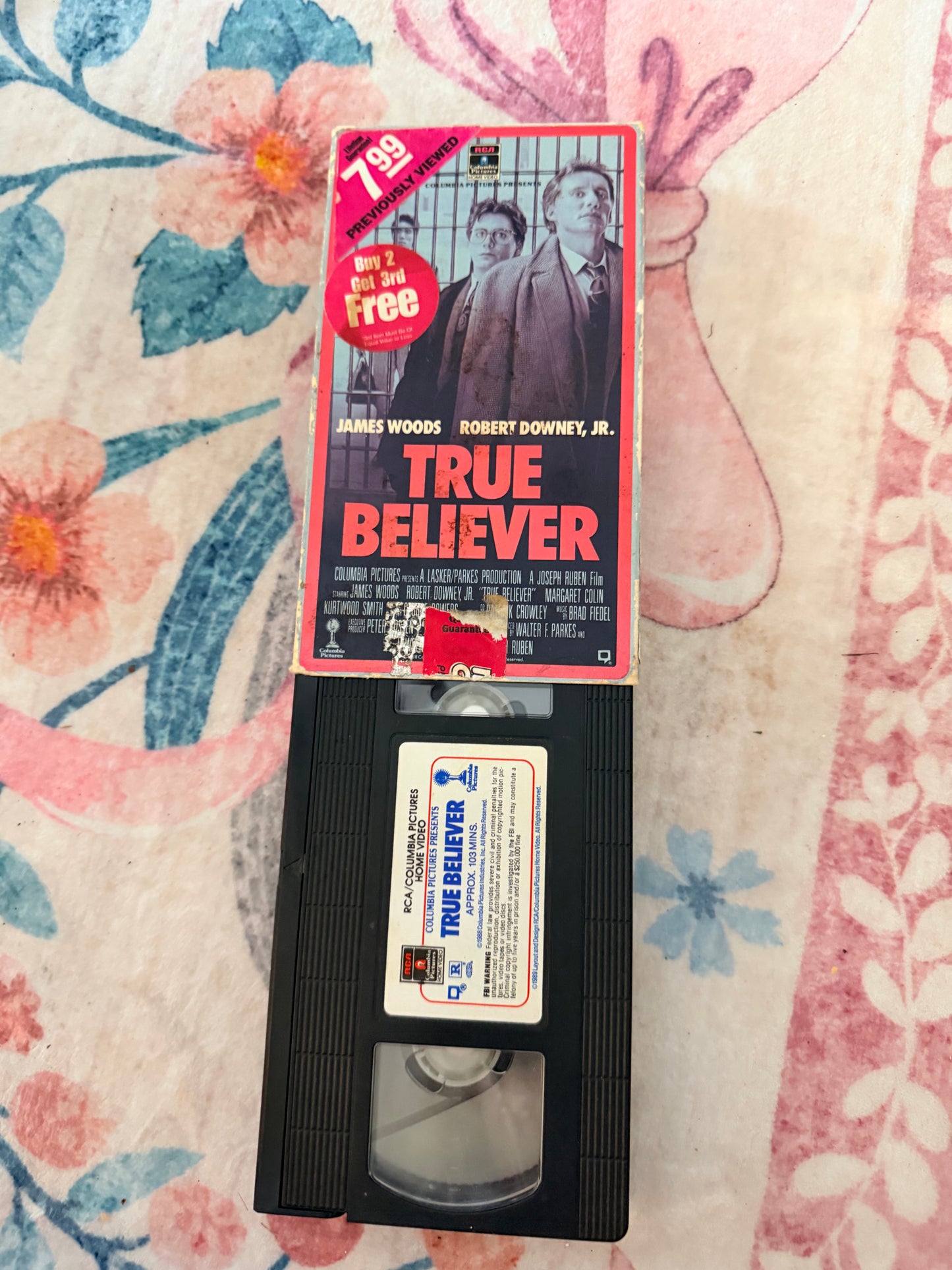 True Believer vhs
