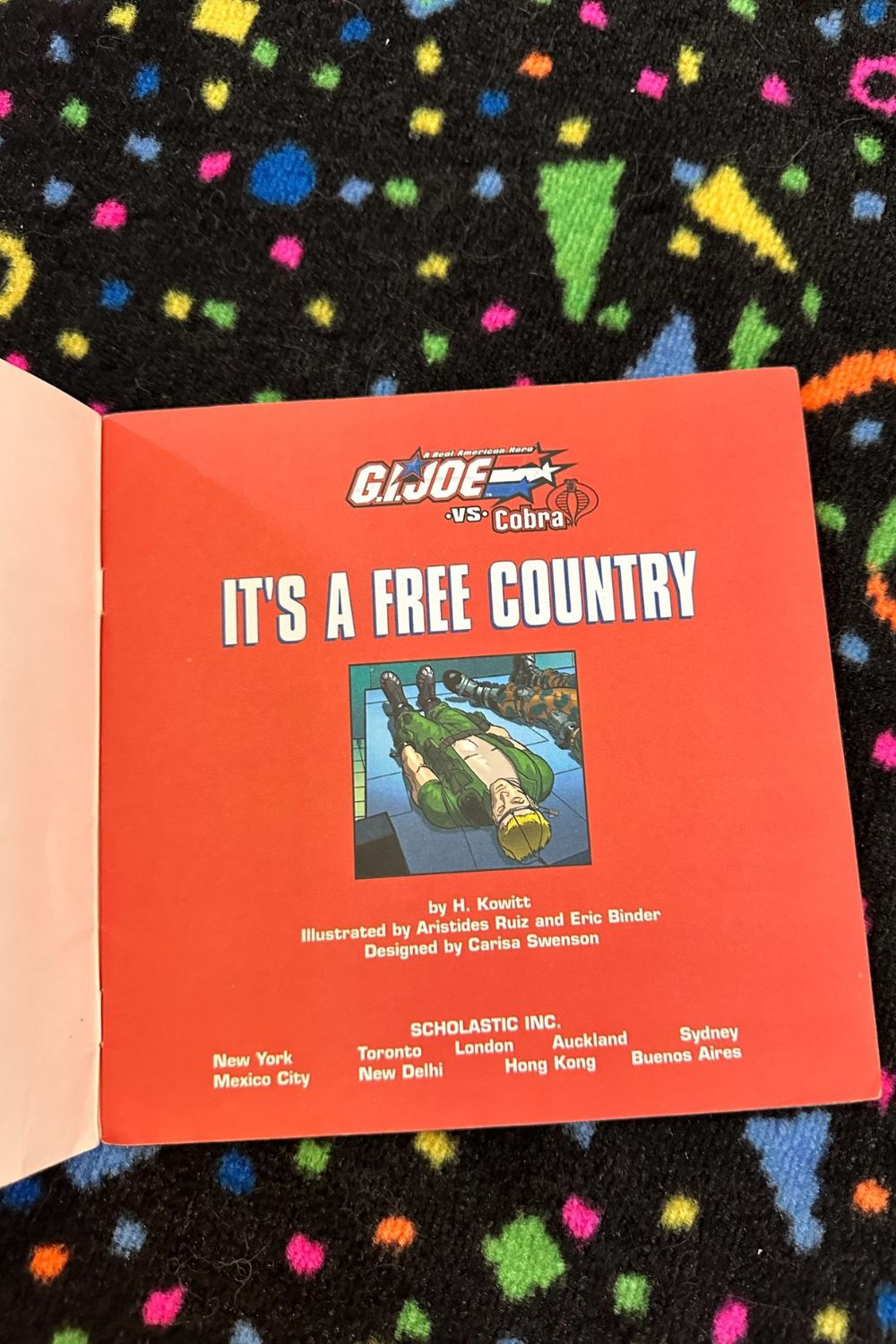 G.I JOE IT'S A FREE COUNTRY BOOK*
