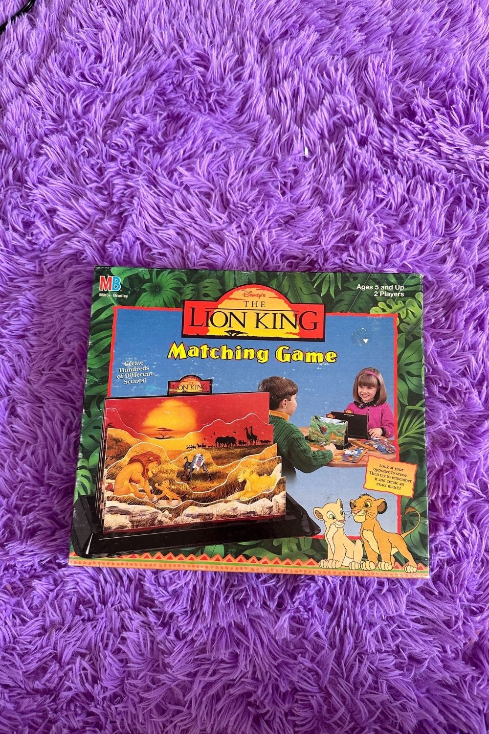 VINTAGE LION KING MATCHING GAME*