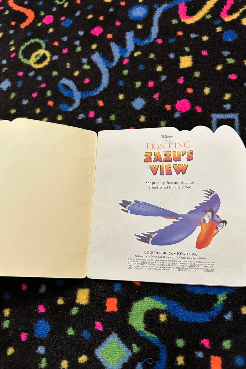 THE LION KING ZAZU'S VIEW*