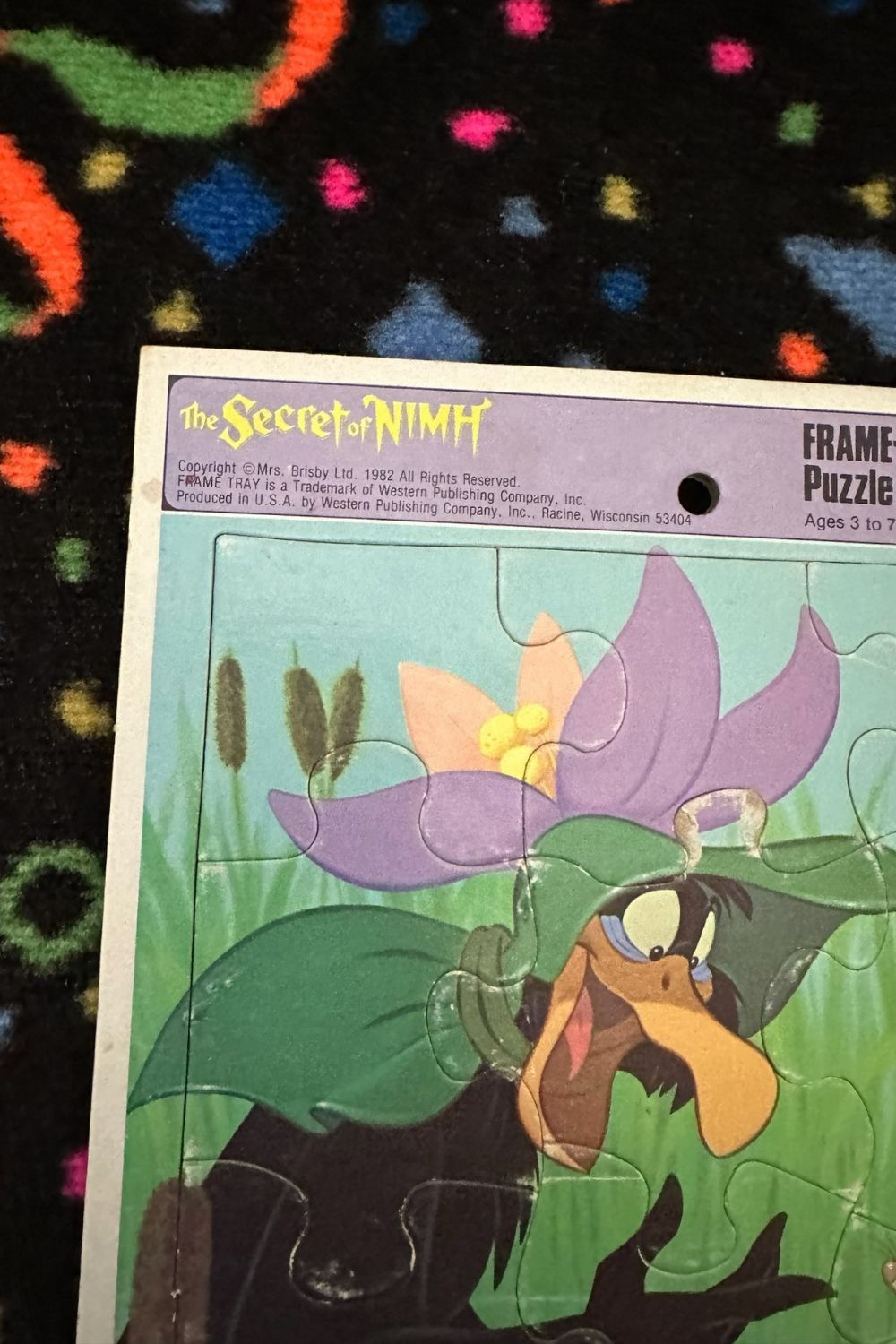 1982 THE SECRET OF NIMH PUZZLE*