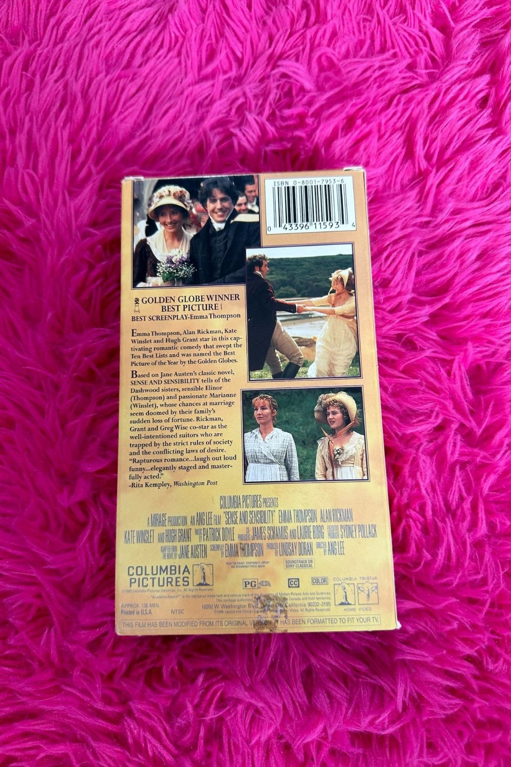 SENSE AND SENSIBILITY VHS*