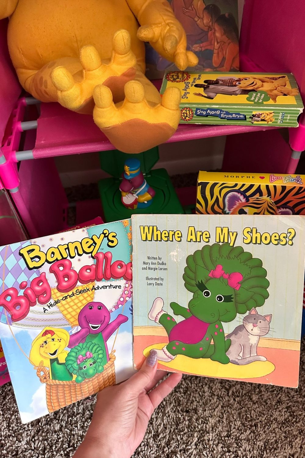 BARNEY, BABY BOP AND BJ 2 BOOK BUNDLE*