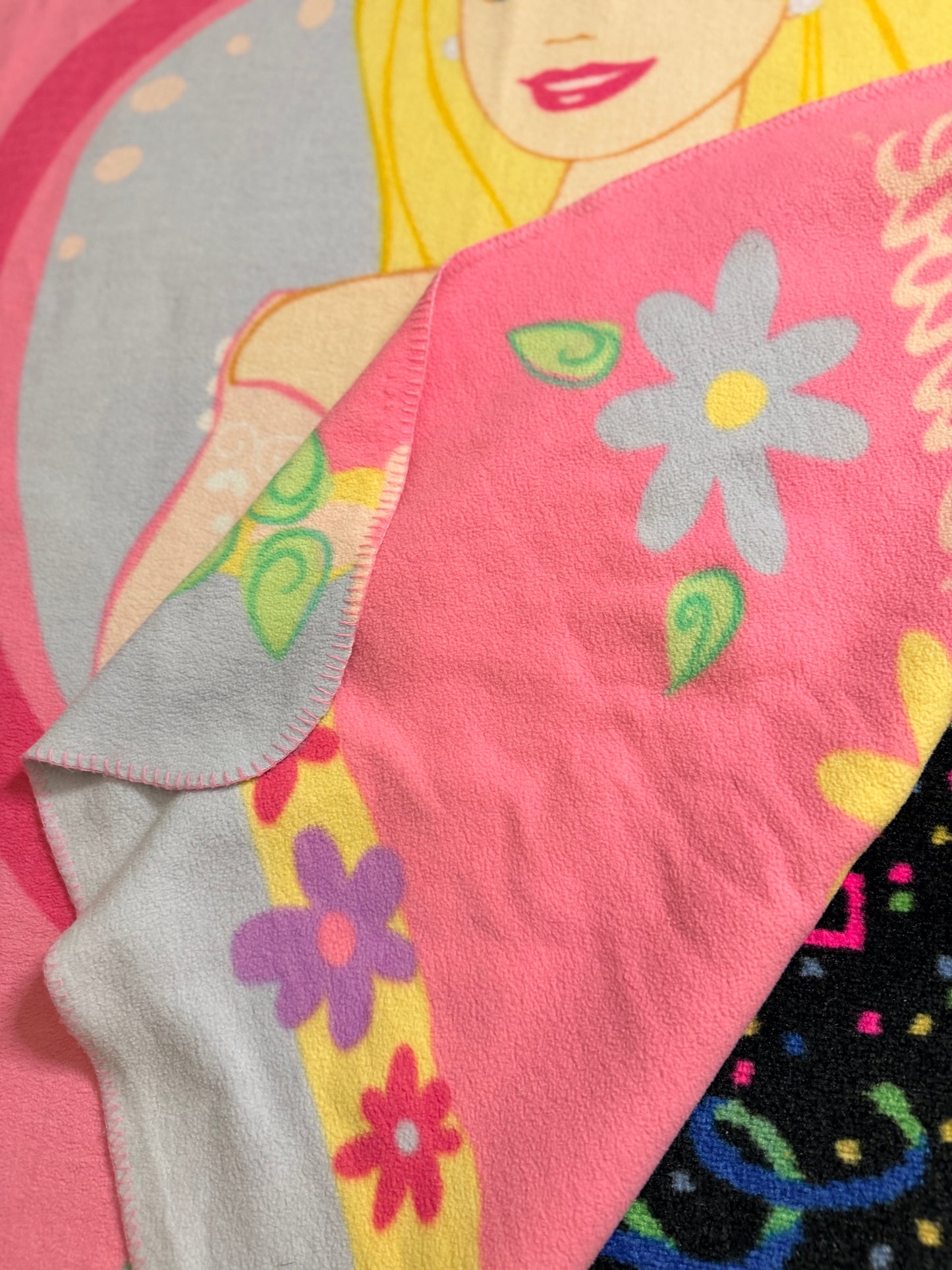 2003 Barbie Pink throw blanket