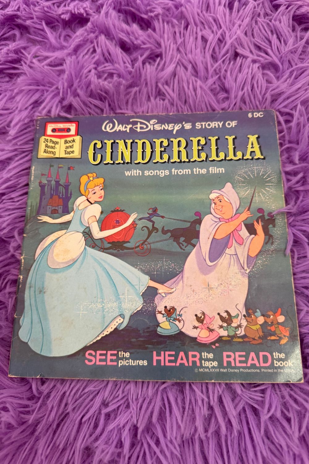 CINDERELLA SEE HEAR READ BOOK*