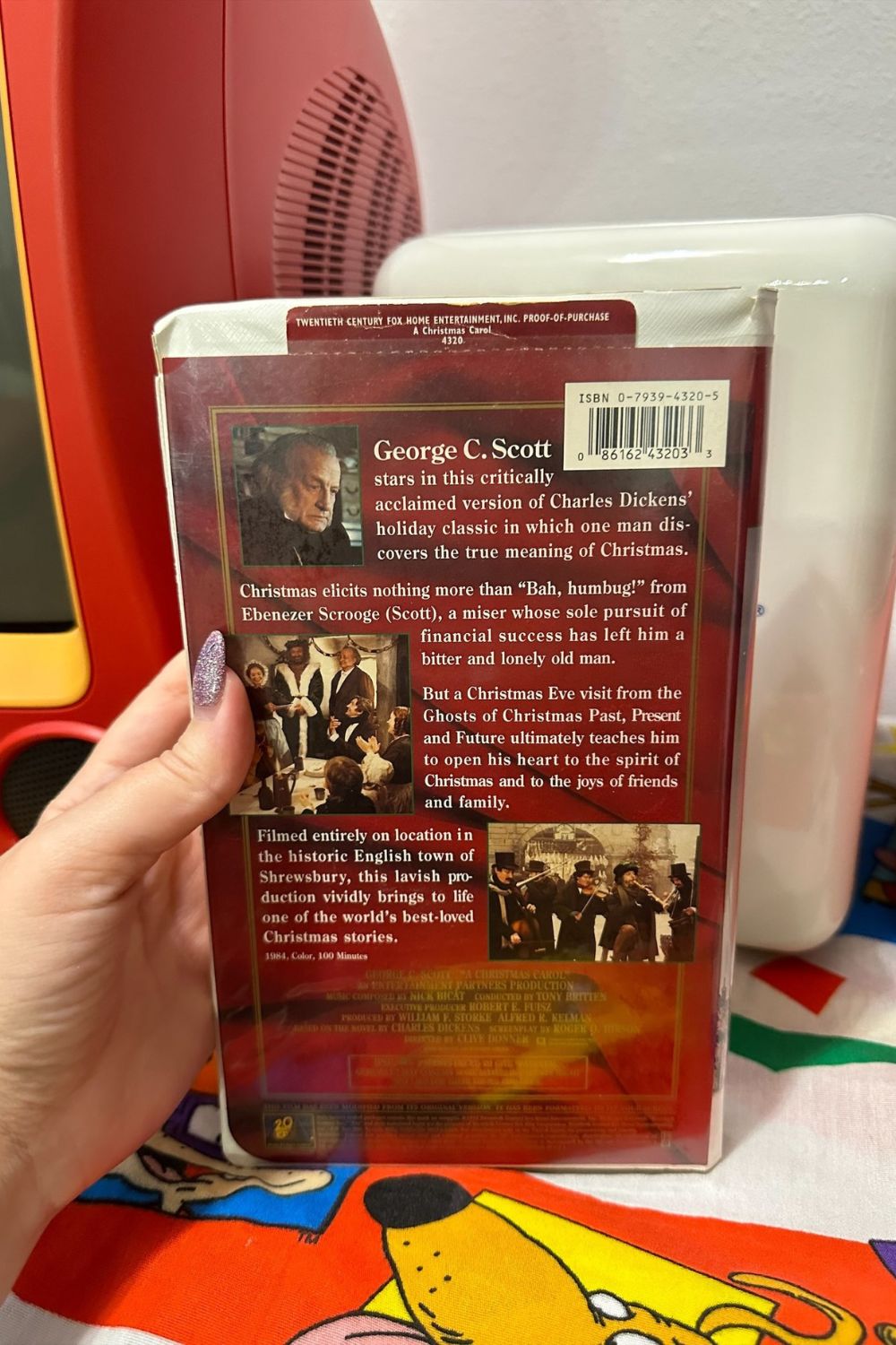 A CHRISTMAS CAROL (GEORGE C. SCOTT) VHS*