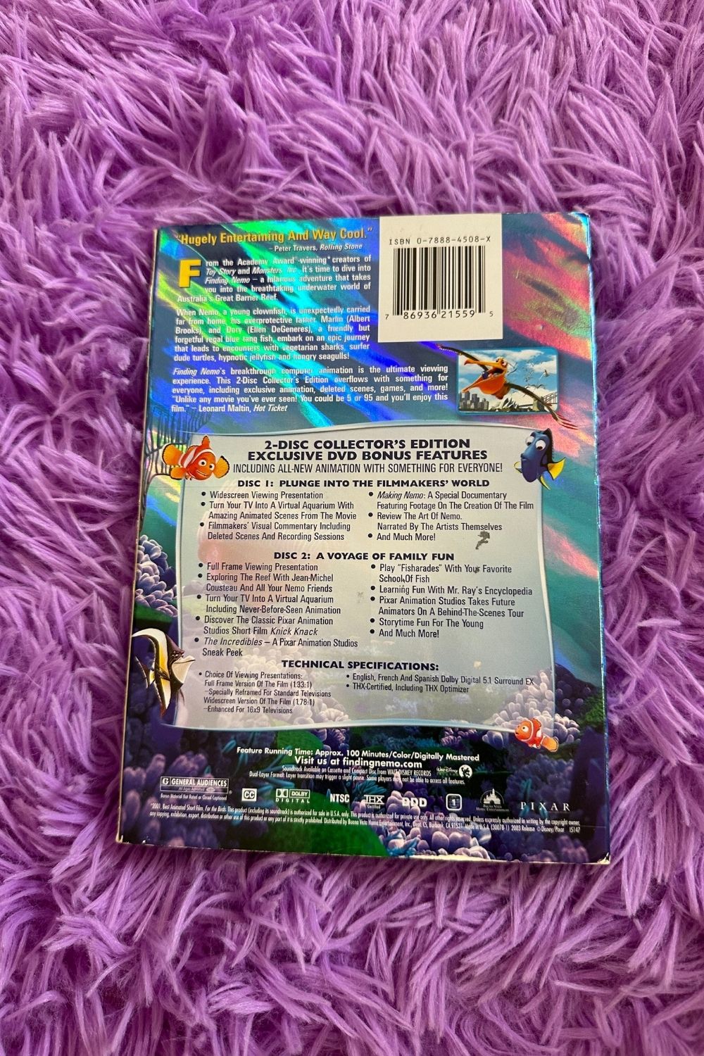 FINDING NEMO 2-DISC COLLECTORS EDITION DVD SET*