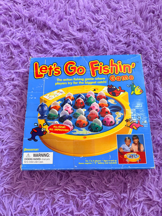 Vintage 1997 lets go fishing game