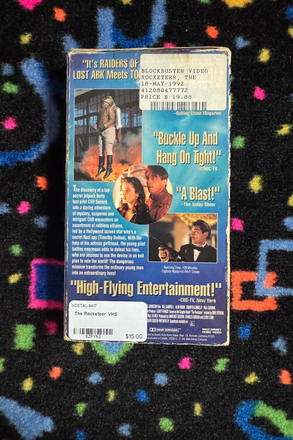 THE ROCKETEER VHS*