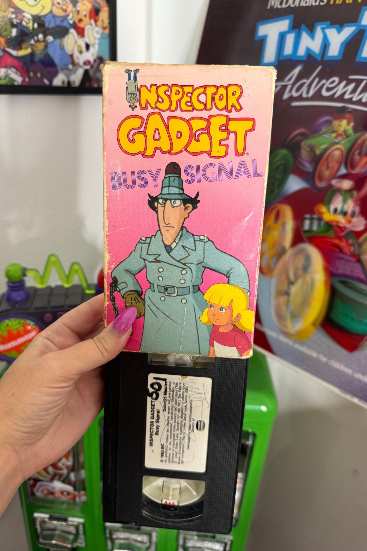 INSPECTOR GADGET BUSY SIGNAL VHS*