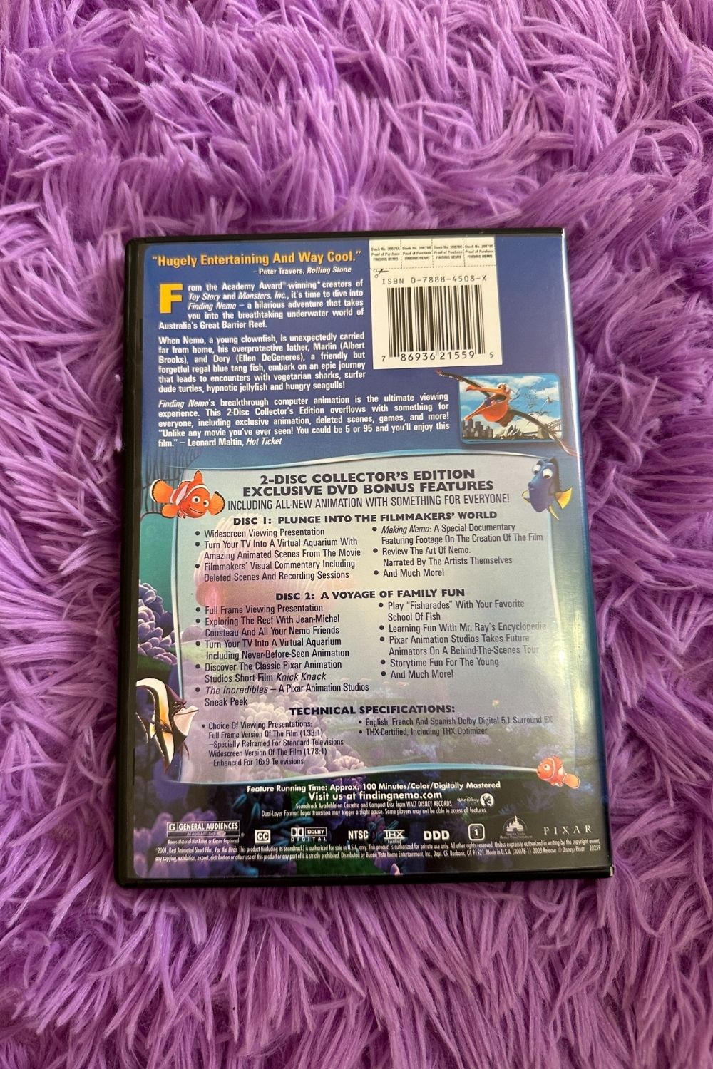 FINDING NEMO 2-DISC COLLECTORS EDITION DVD SET*