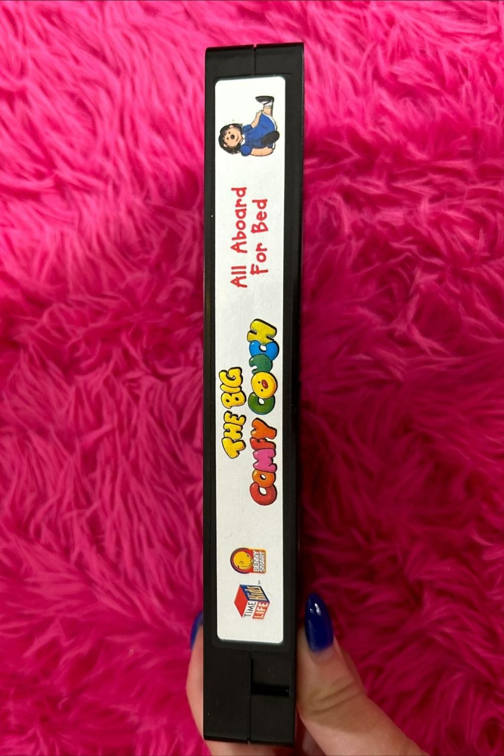 THE BIG COMFY COUCH "ALL ABOARD FOR BED" VHS*