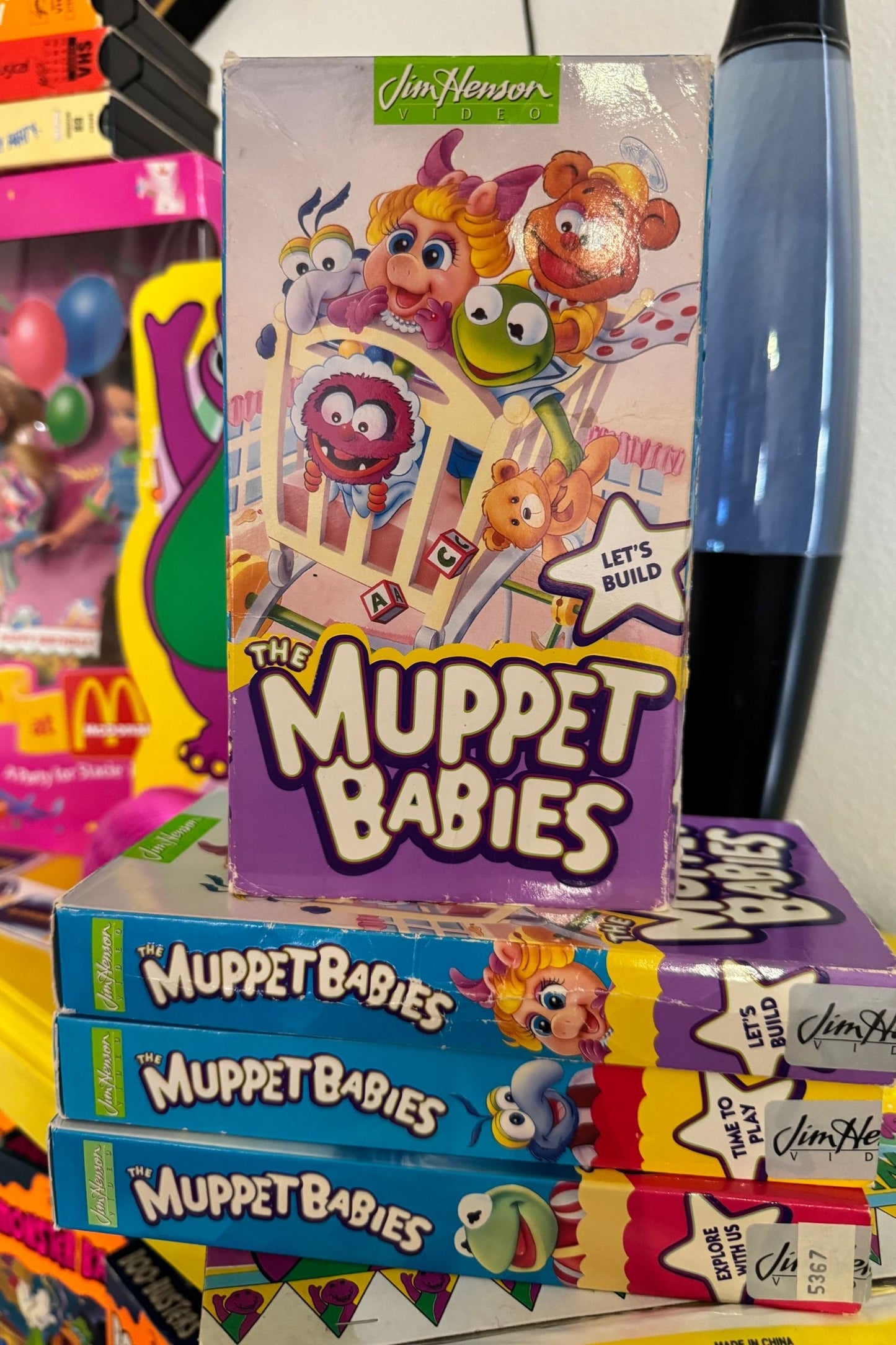 MUPPET BABIES - LET’S BUILD VHS*