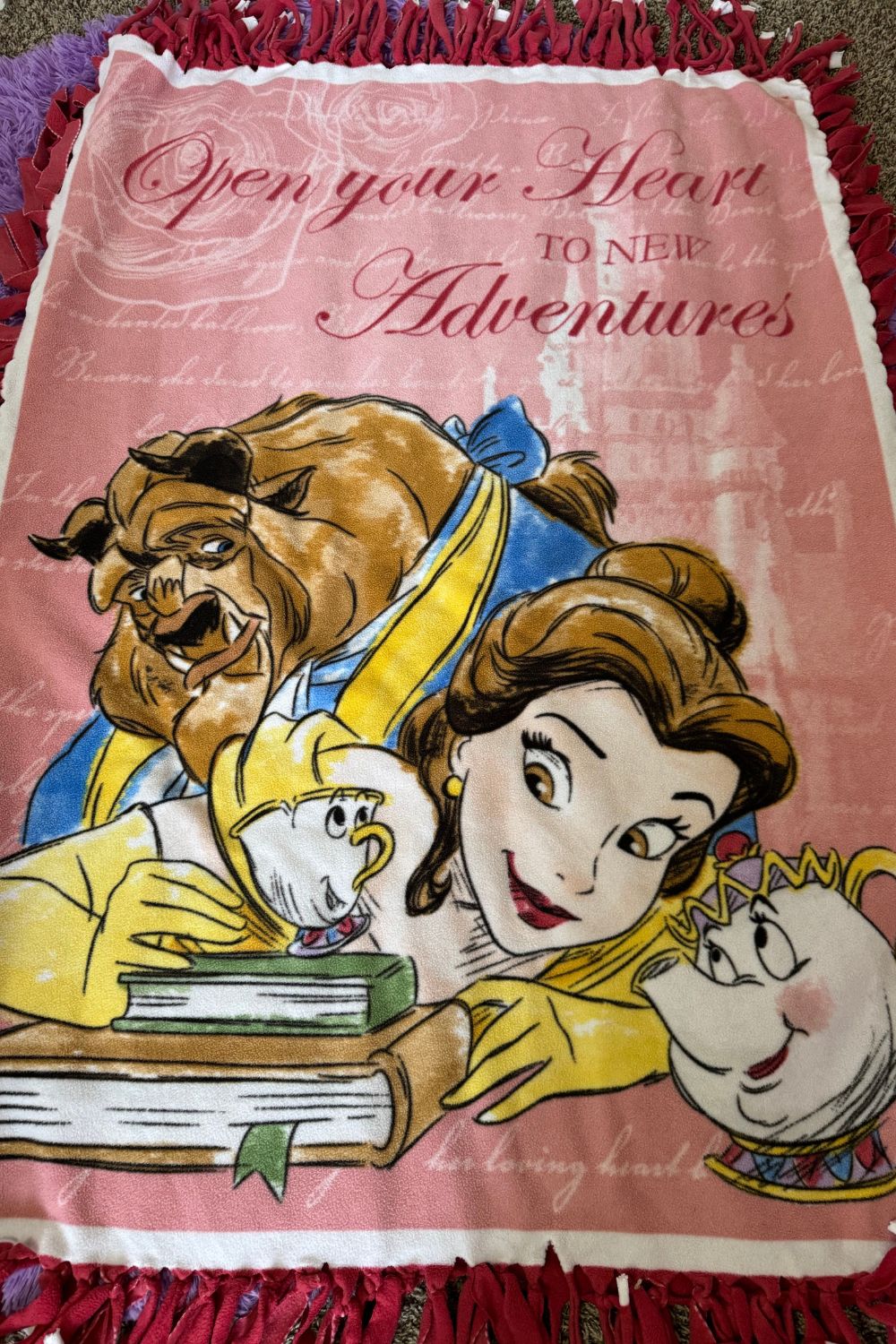 BEAUTY & THE BEAST BLANKET*