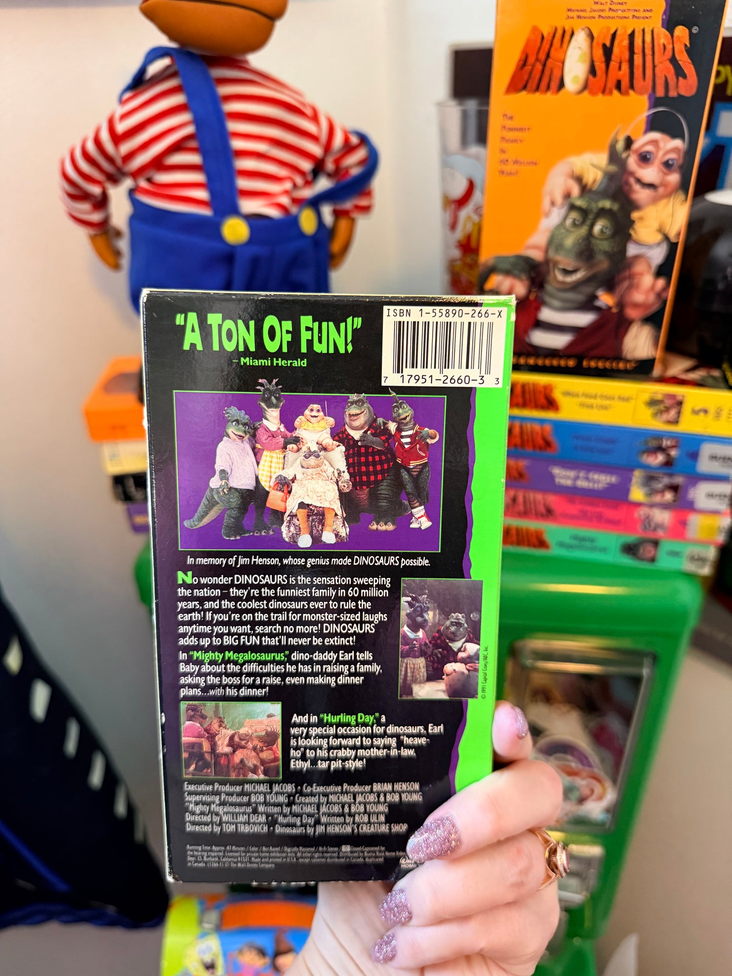 Dinosaurs mighty meglosaurus vhs