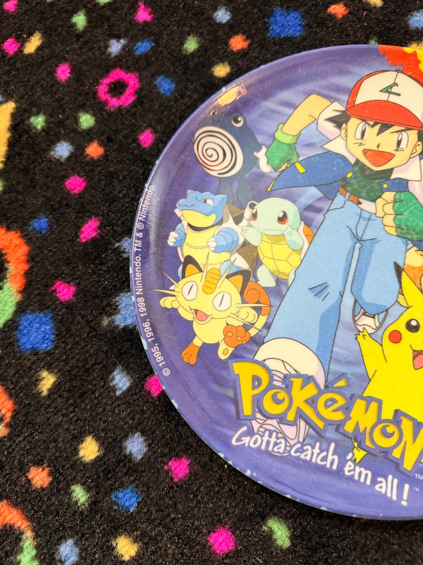 90’s Pokemon Gotta catch them all plate