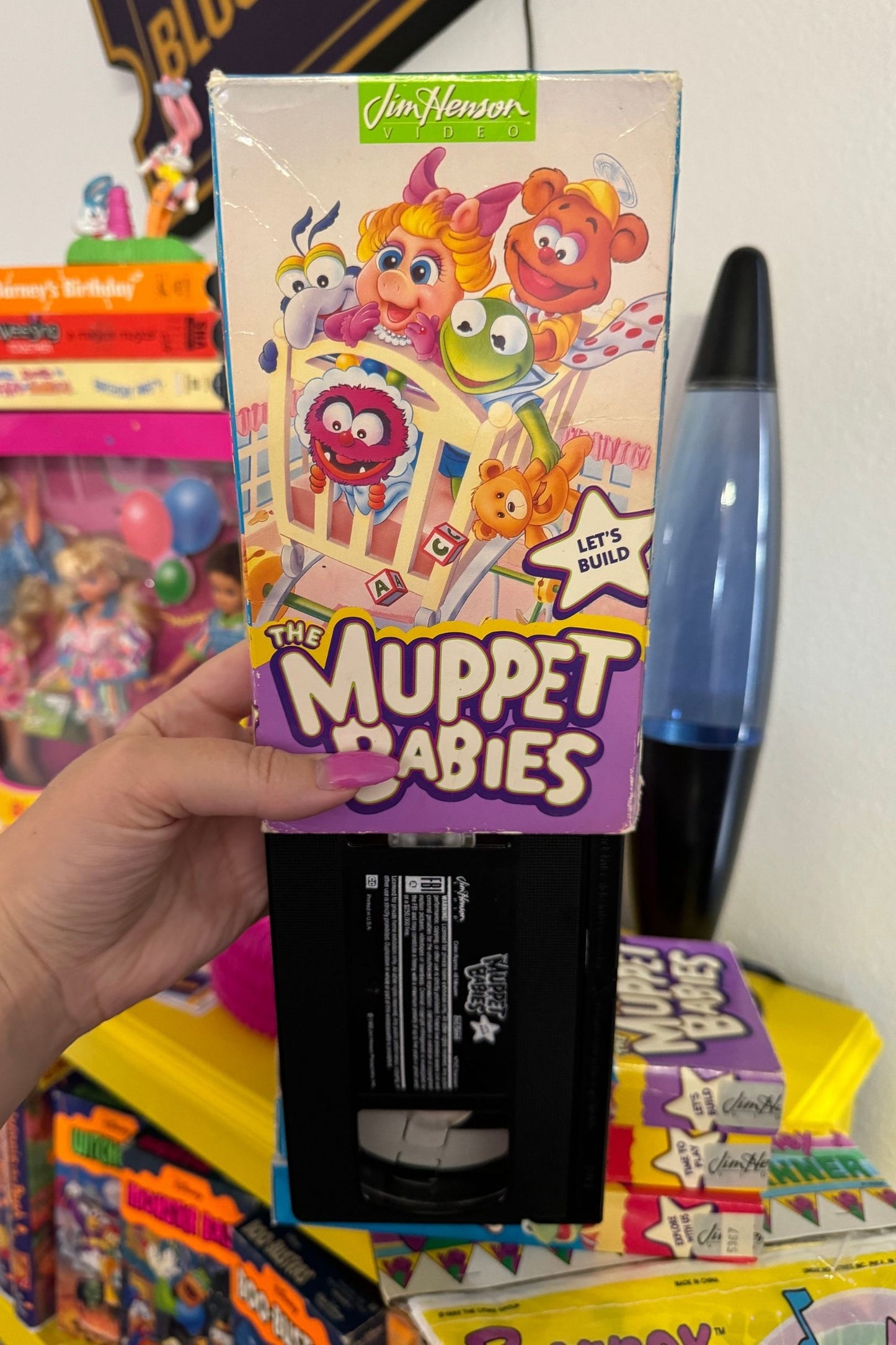 MUPPET BABIES - LET’S BUILD VHS*