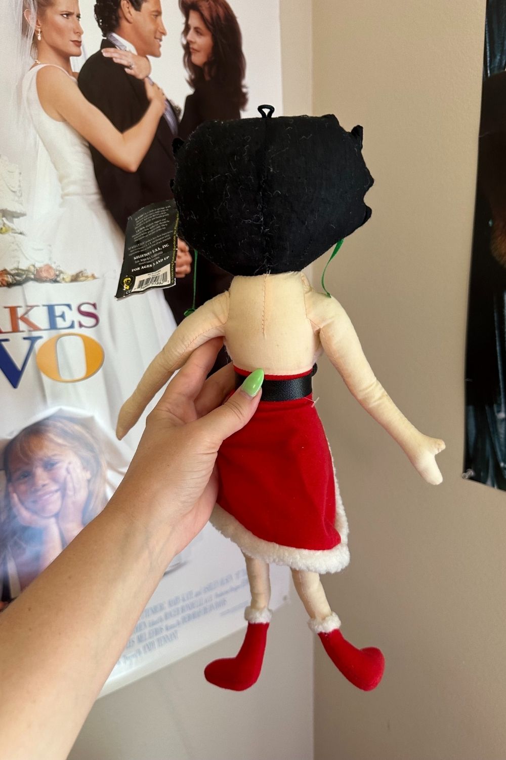 SANTA BETTY BOOP PLUSH*